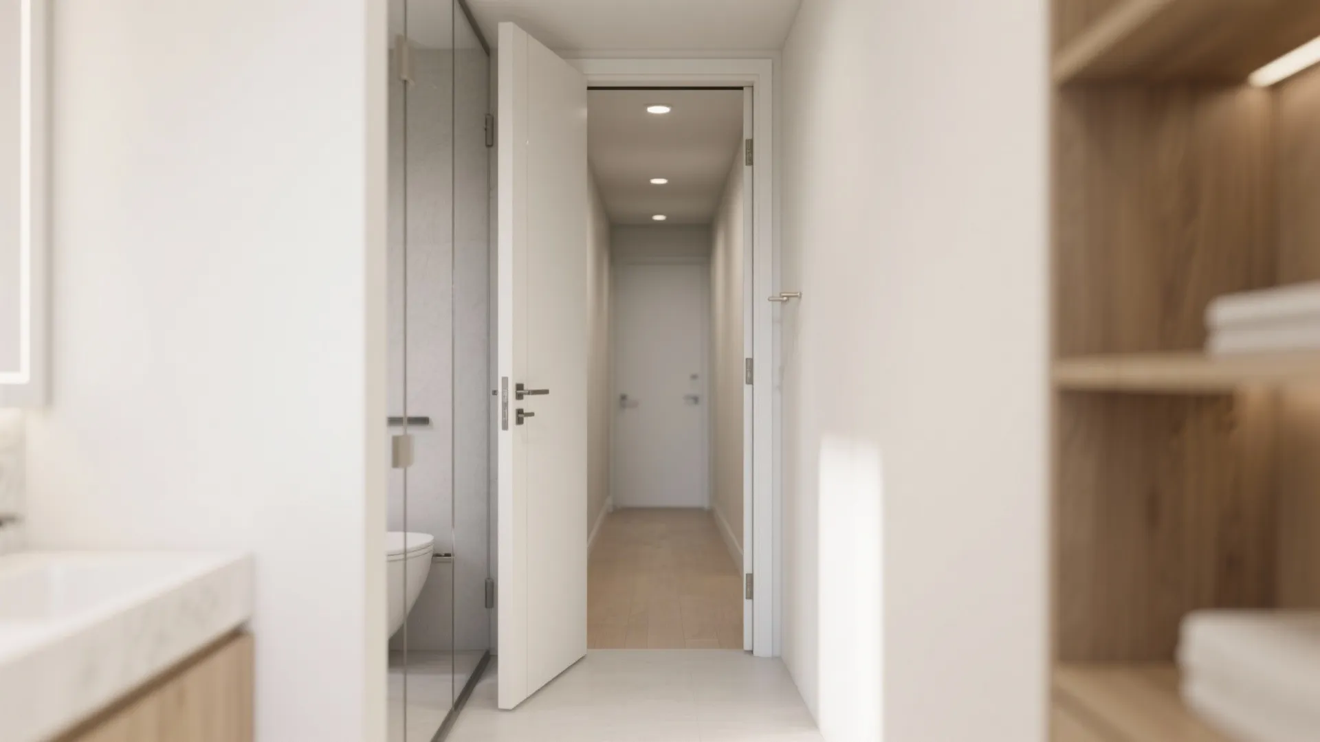 Outswing Hinged Door with Slim Jamb