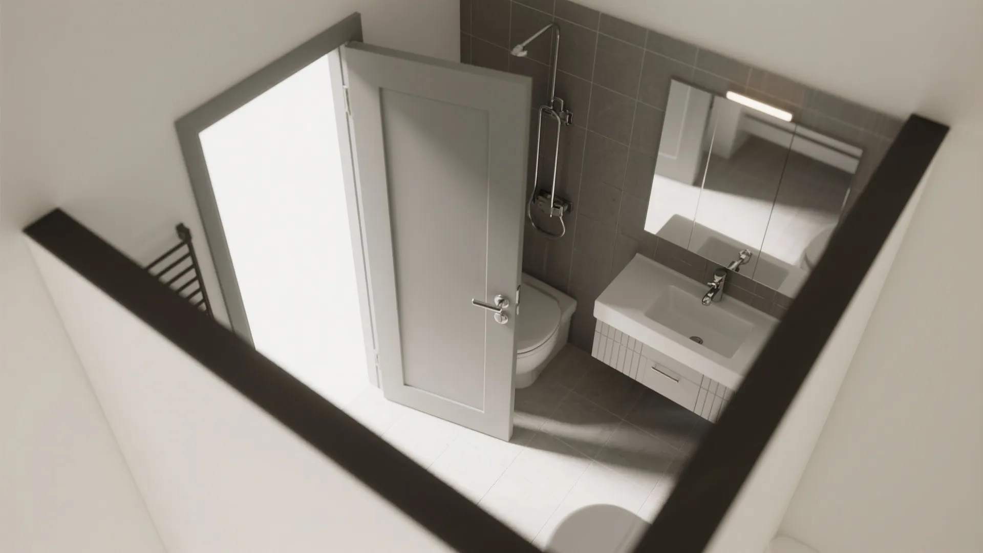 Outswing Hinged Door and Smart Swing Geometry