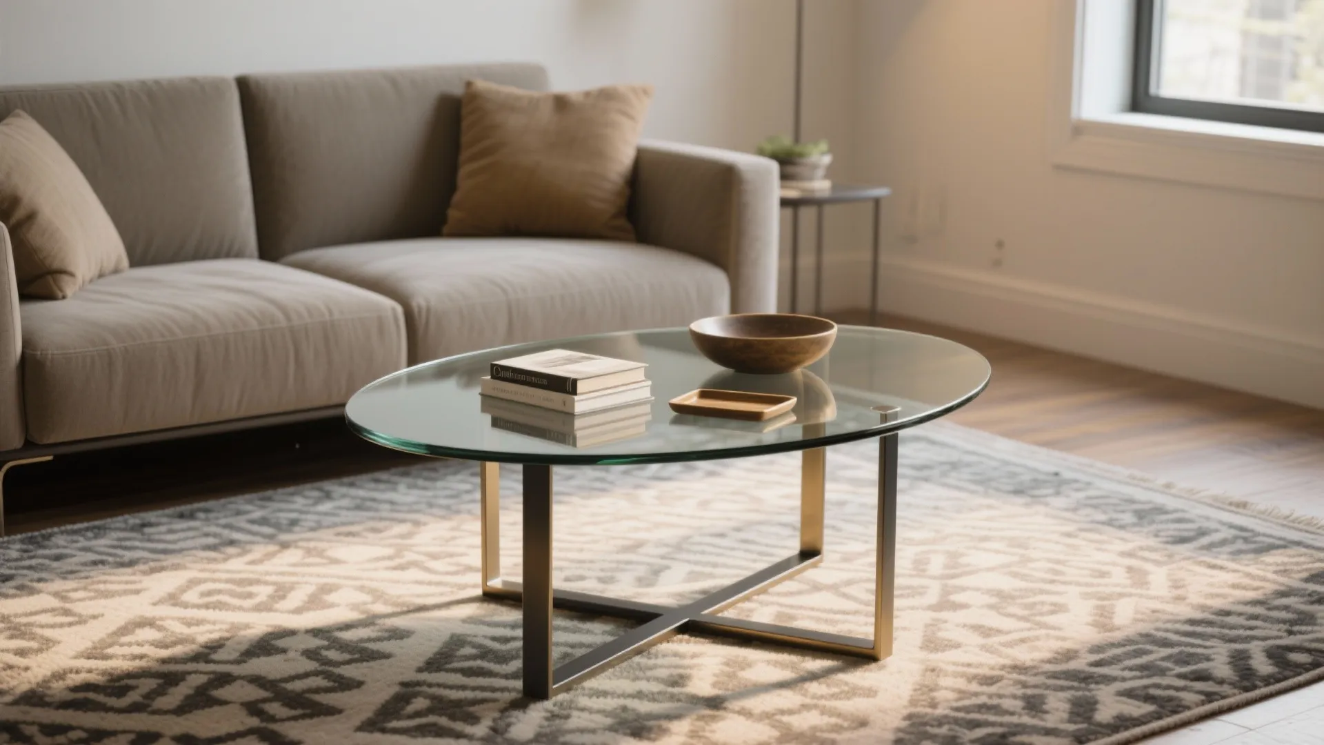 Small Oval Glass Coffee Table: The Space-Smart Centerpiece: 1 Minute to a Sleeker Living Room: Small Oval Glass Coffee Table Guide