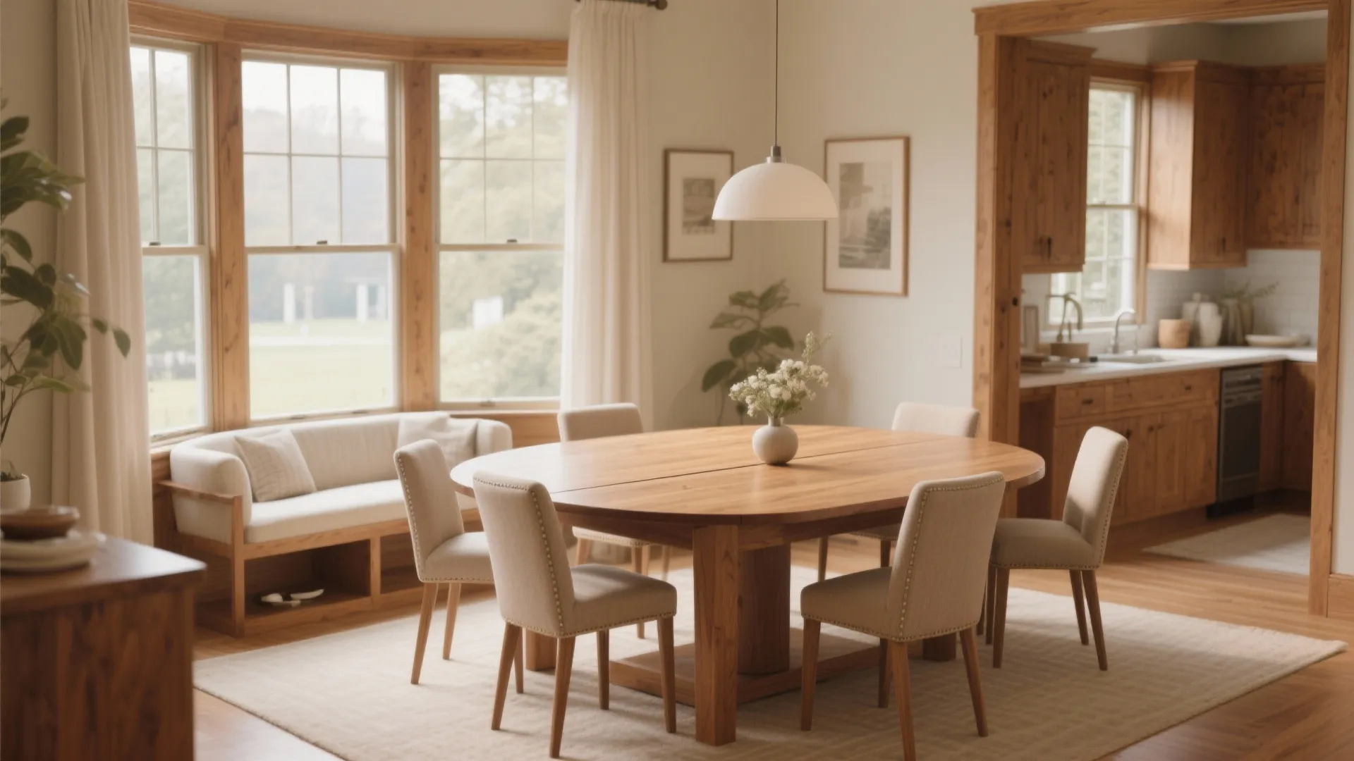 4. Oval Extension Table