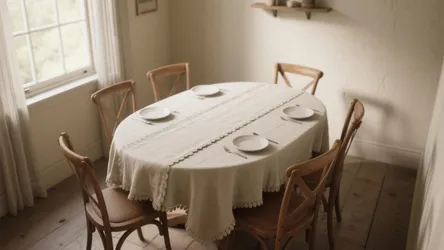 5 Oval Tablecloth Ideas for 40 x 60 Dining Tables