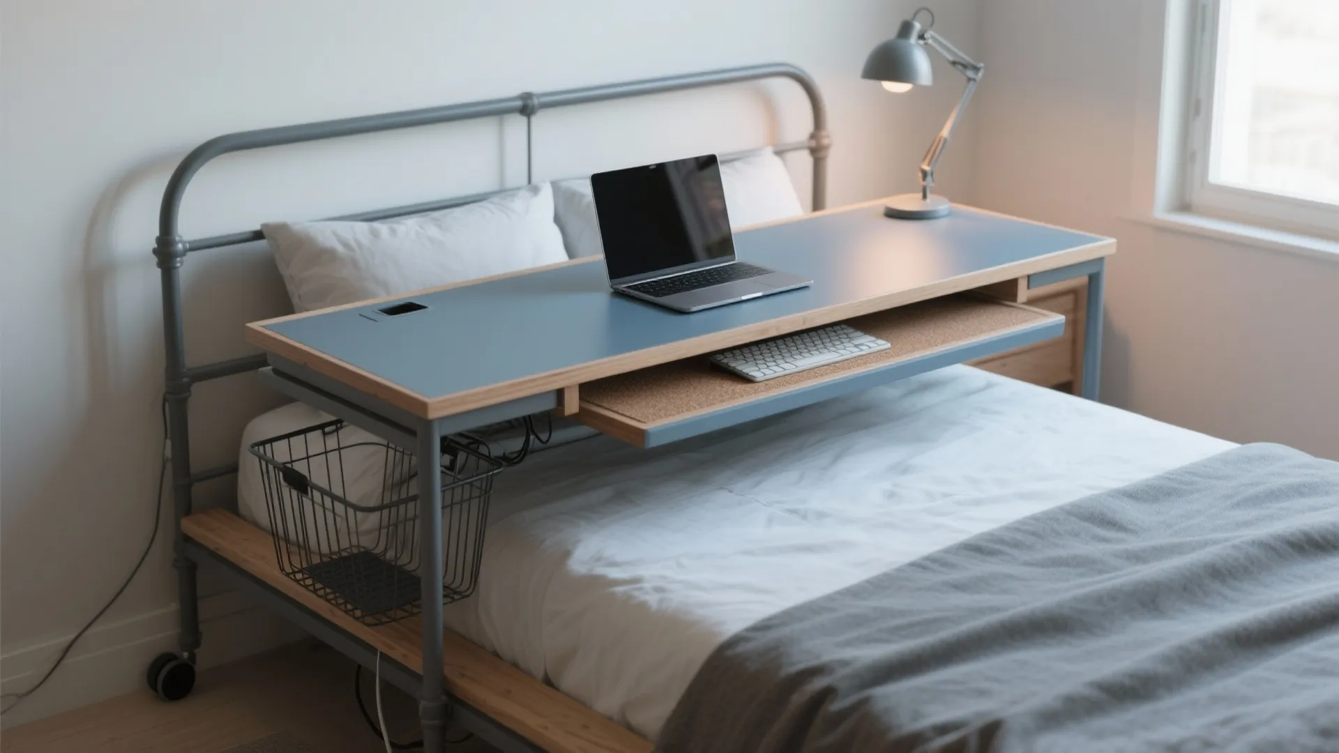Over the Bed Table DIY: Create Your Own Functional Workspace