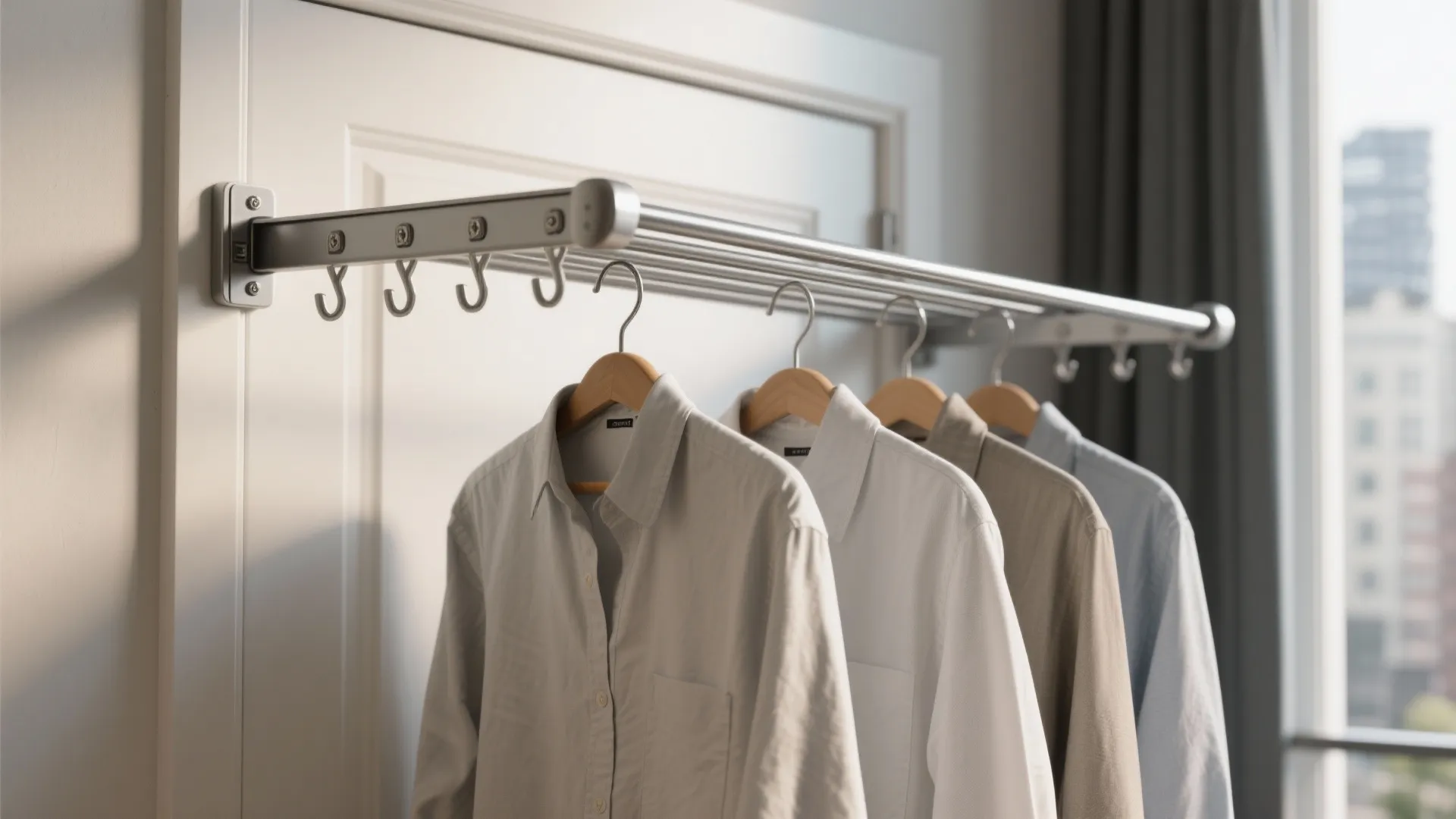 4. Over-Door Hanging Rod