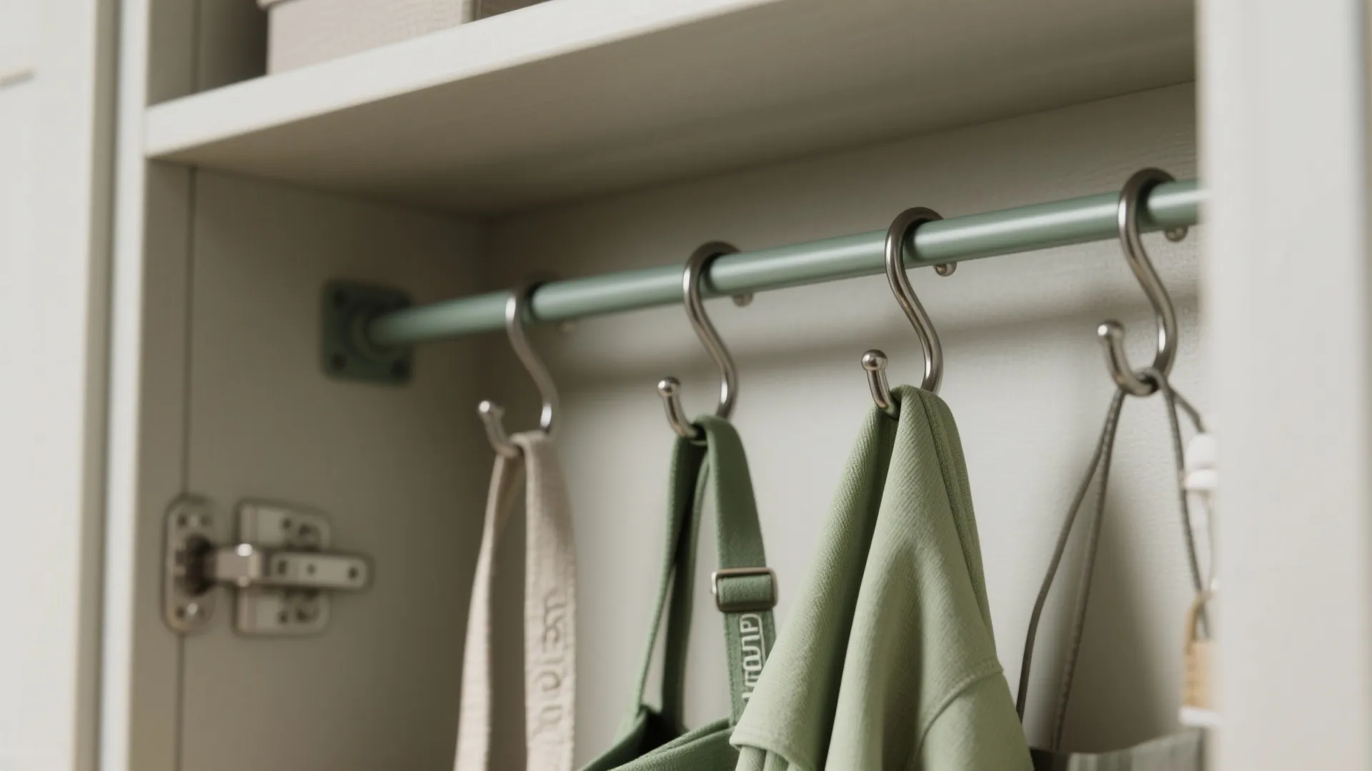 Over-the-door and cabinet hook arrays