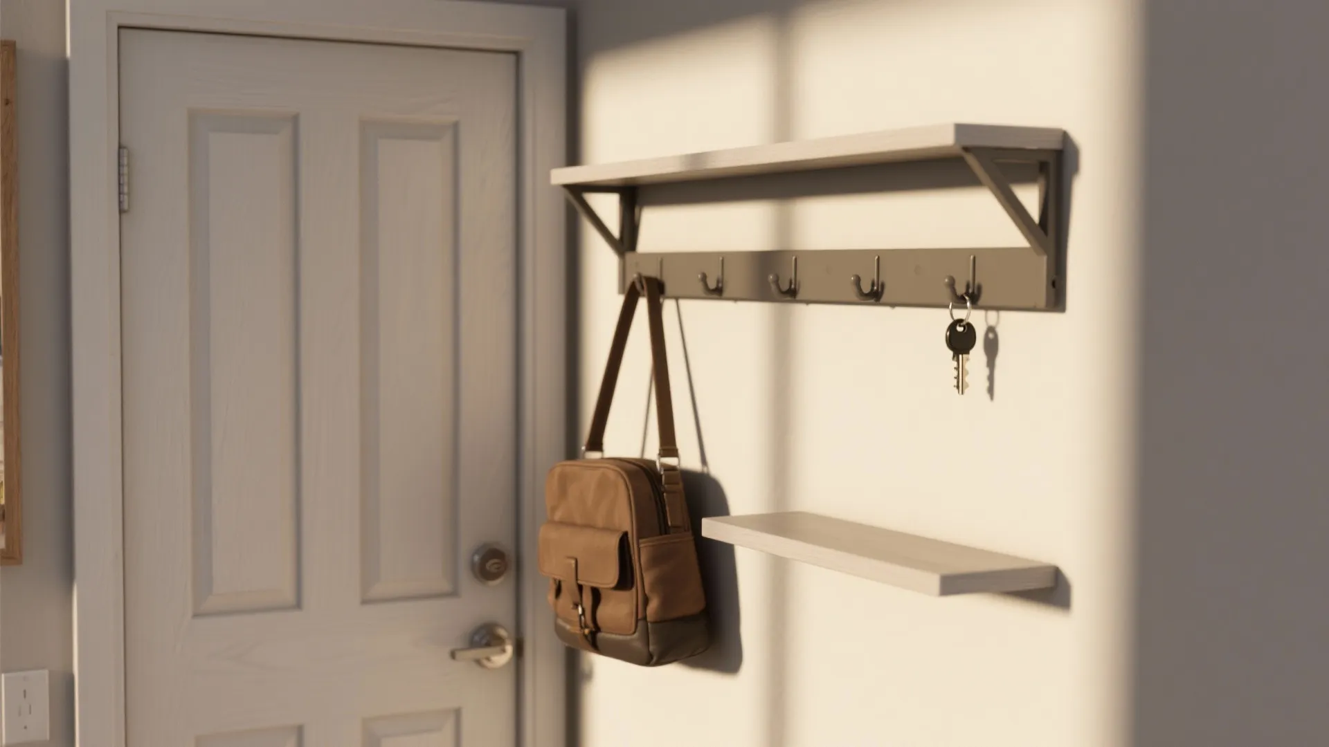 3. Over-the-door multifunction shelf