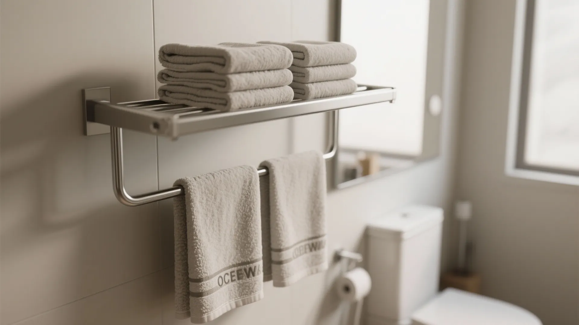 1. Over-the-Door Towel Rack