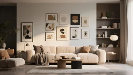 10 Living Room Over the Sofa Wall Decor Ideas