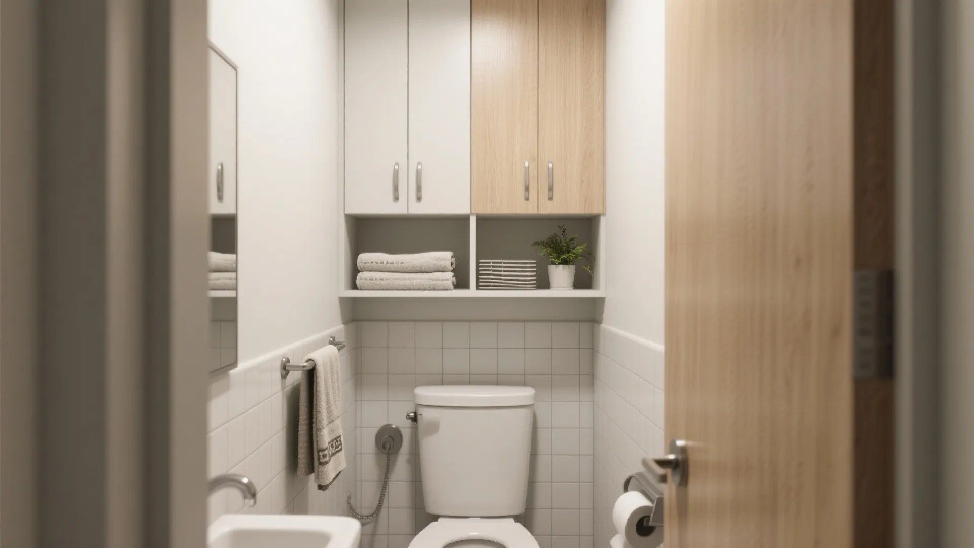 2. Over-toilet Vertical Cabinets
