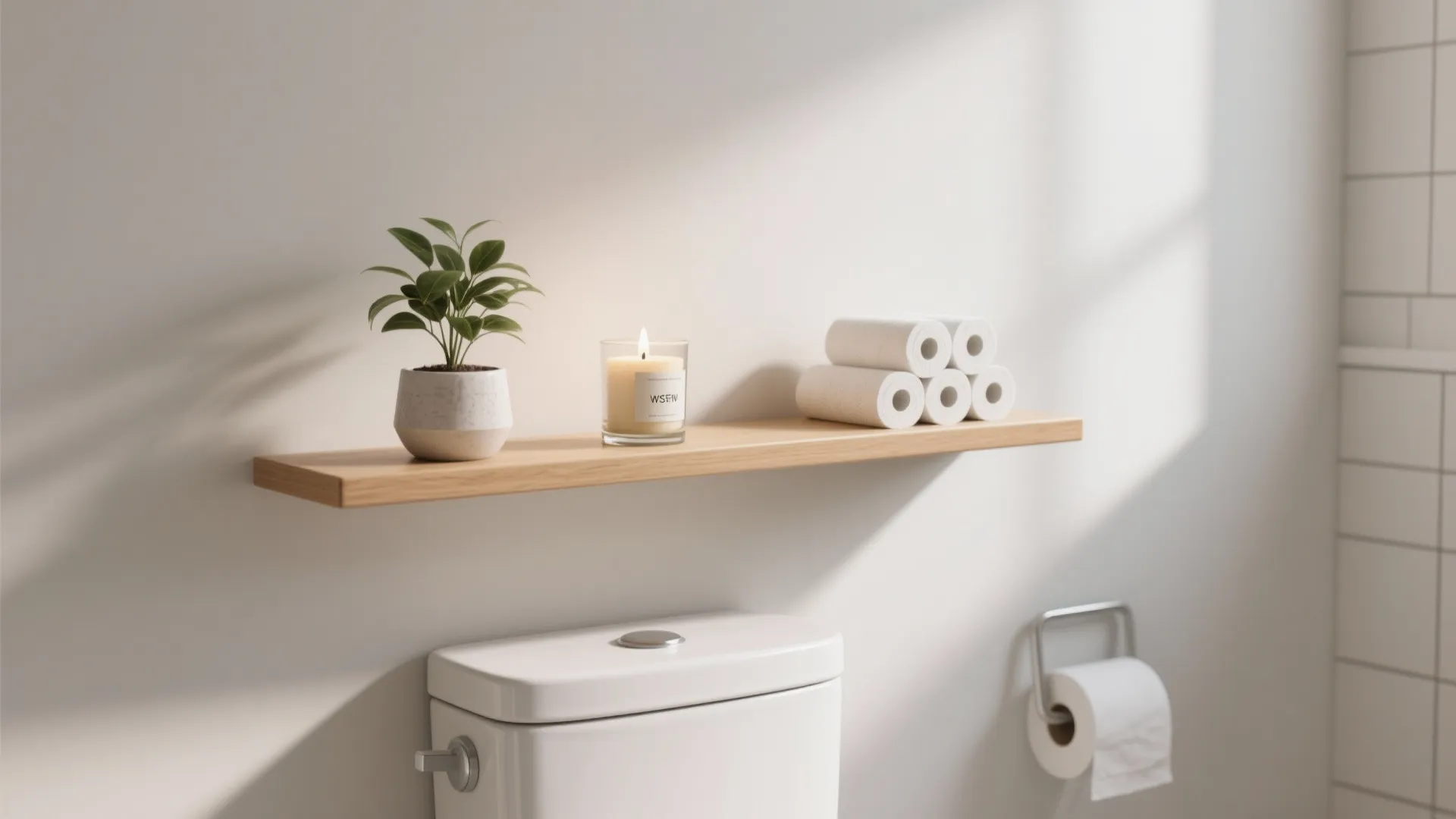 1. Over-the-Toilet Ledge