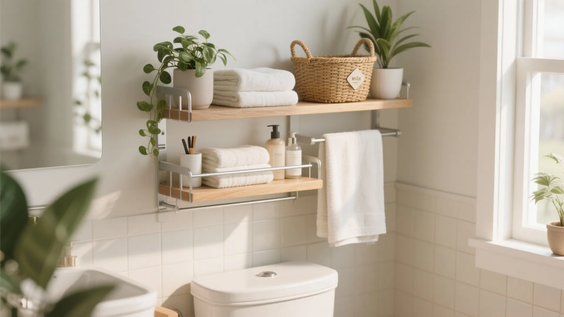 8. Over-the-Toilet Rack