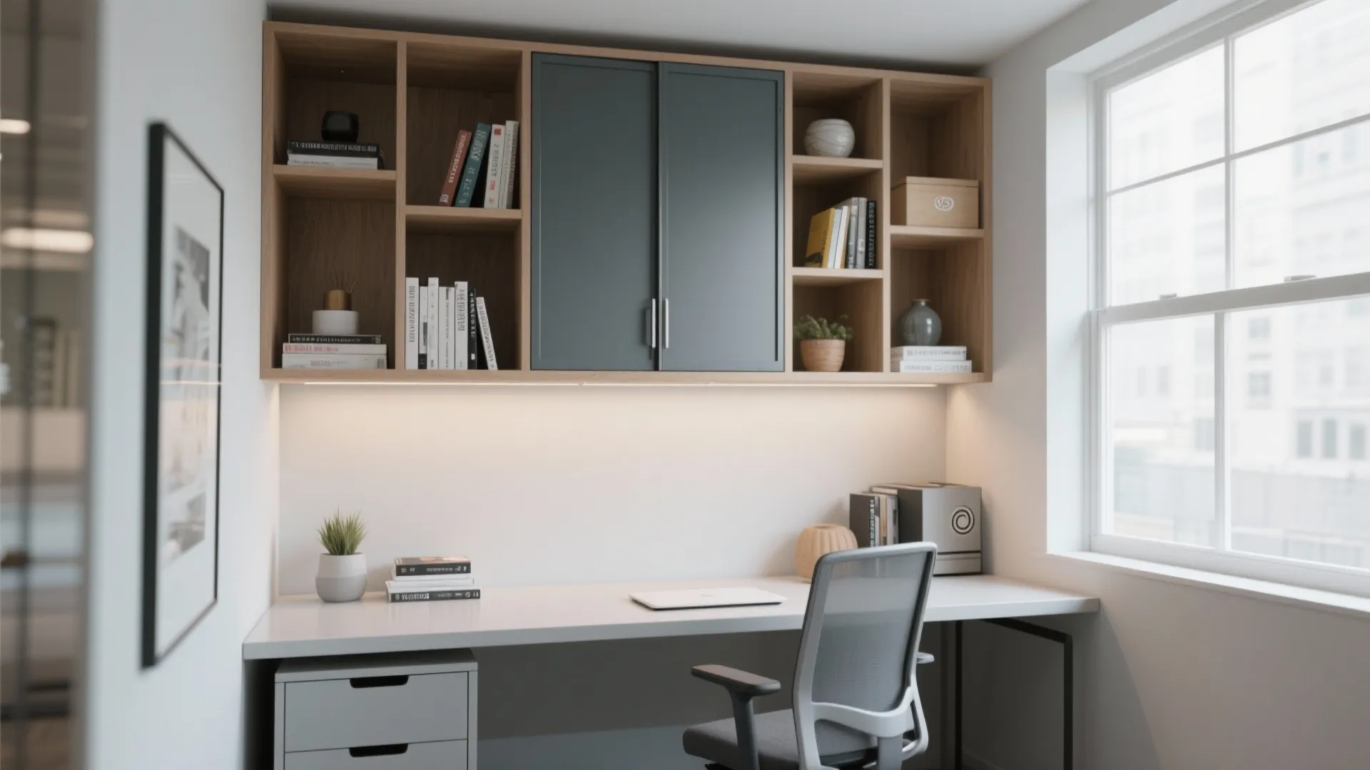 4. Over-Desk Cubby Units