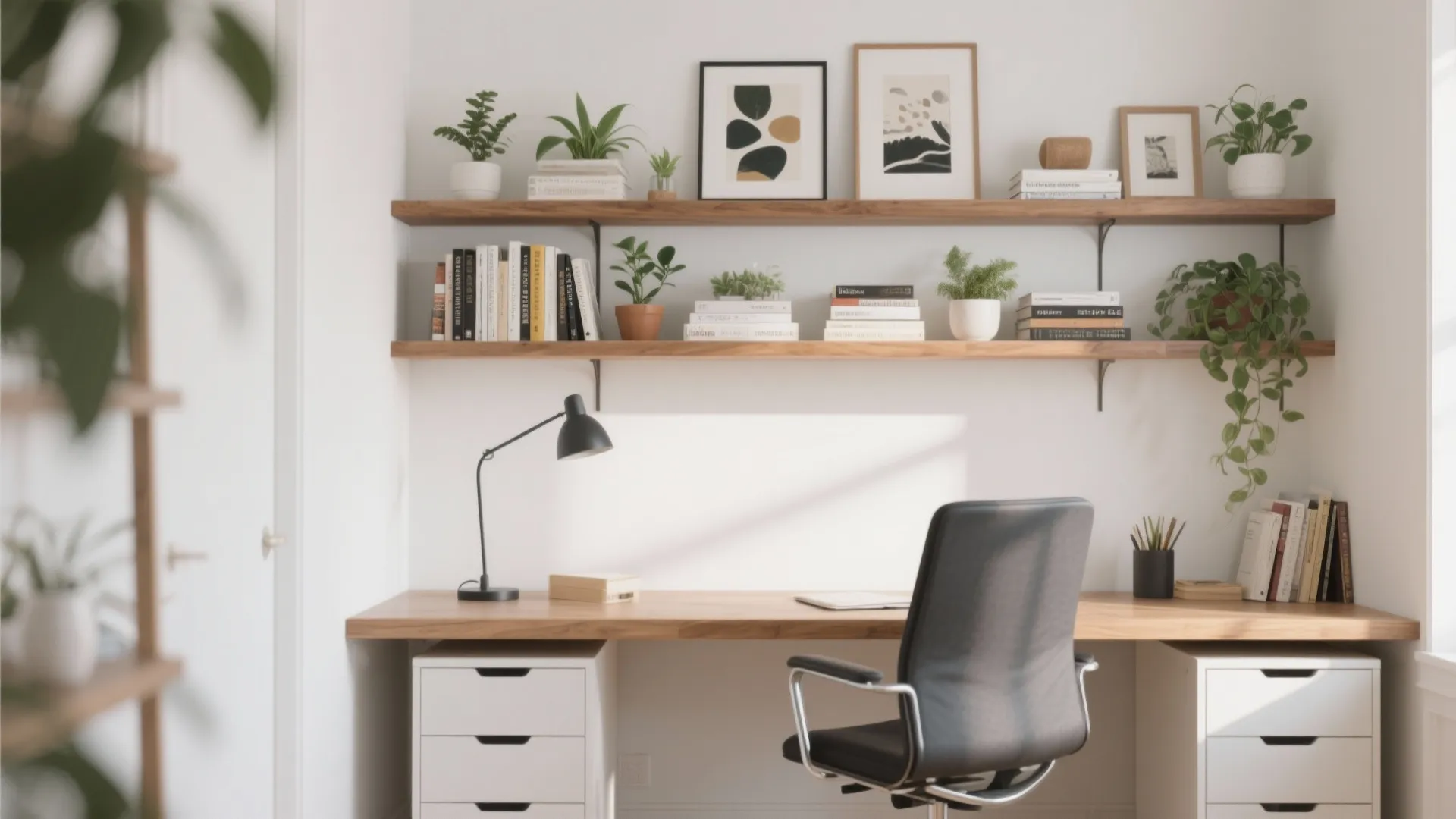 6. Over-the-Desk Storage