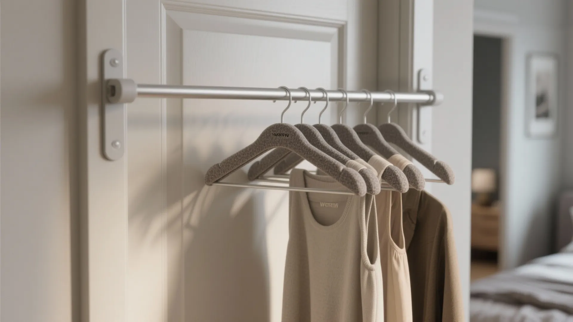 4. Over-Door Foldable Hanger for Multi-Room Use