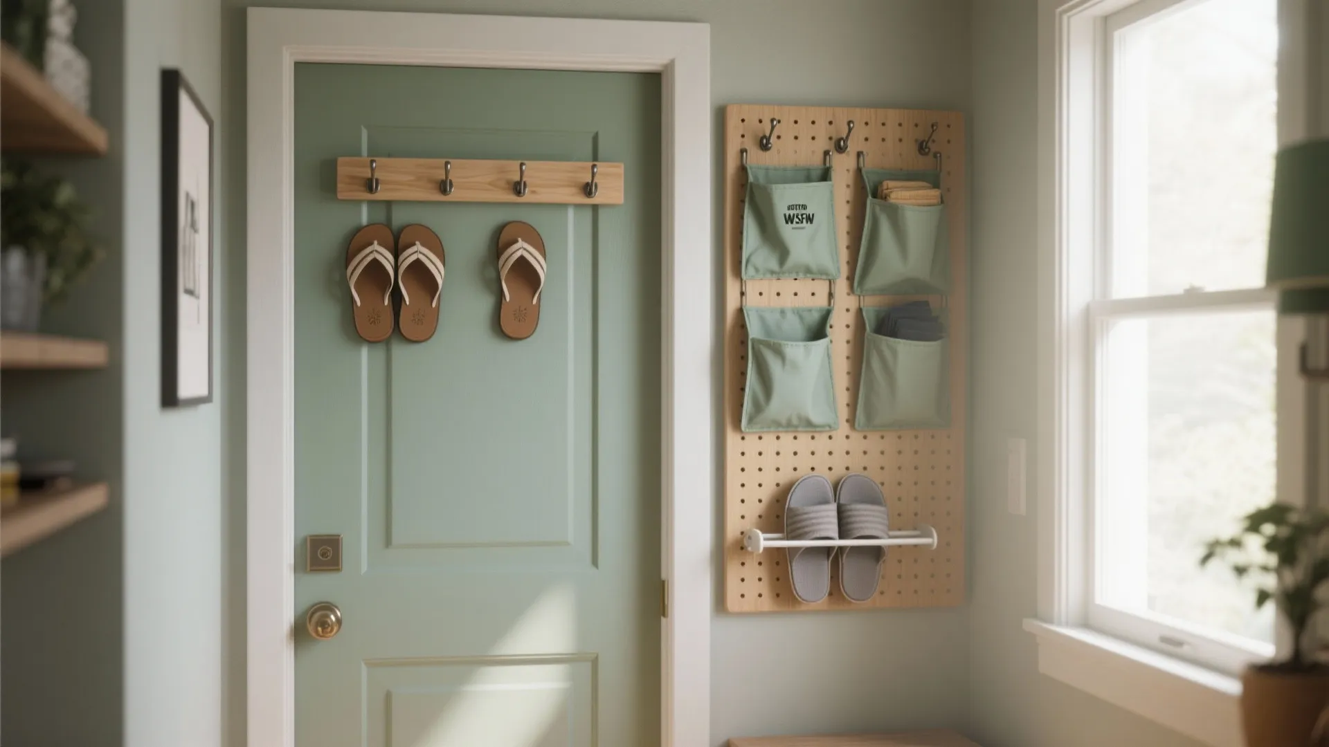 3. Over-the-door and hanging organizers — don't underestimate them