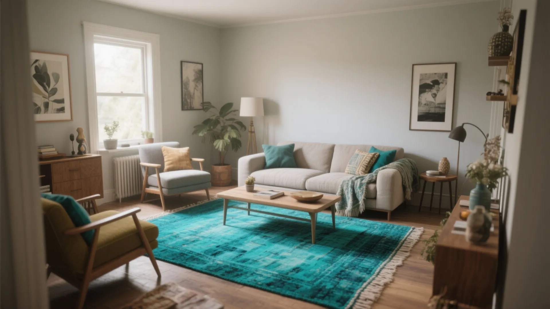 Overdyed Rugs for a Vintage Pop