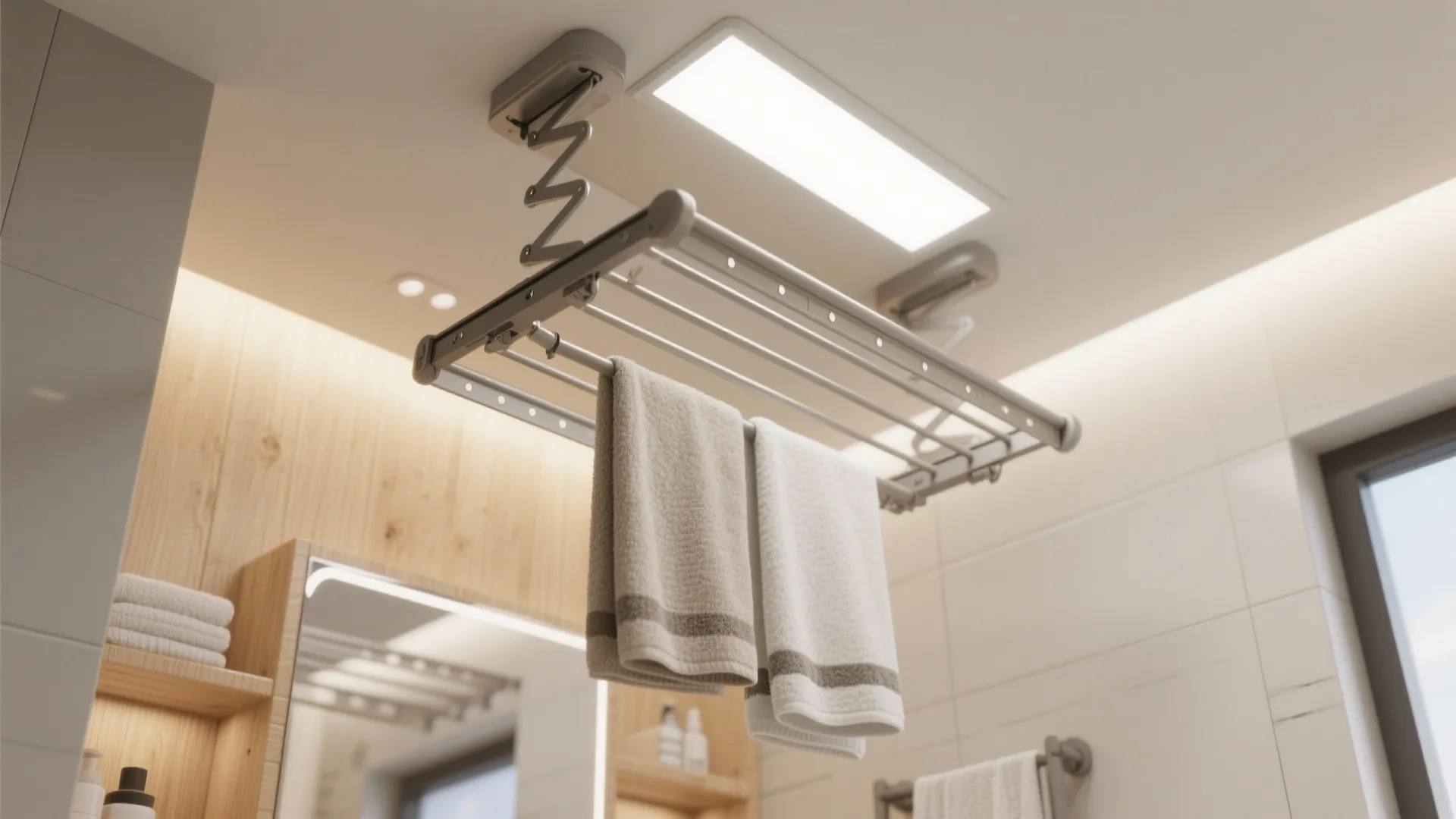 4. Overhead Drying Rack