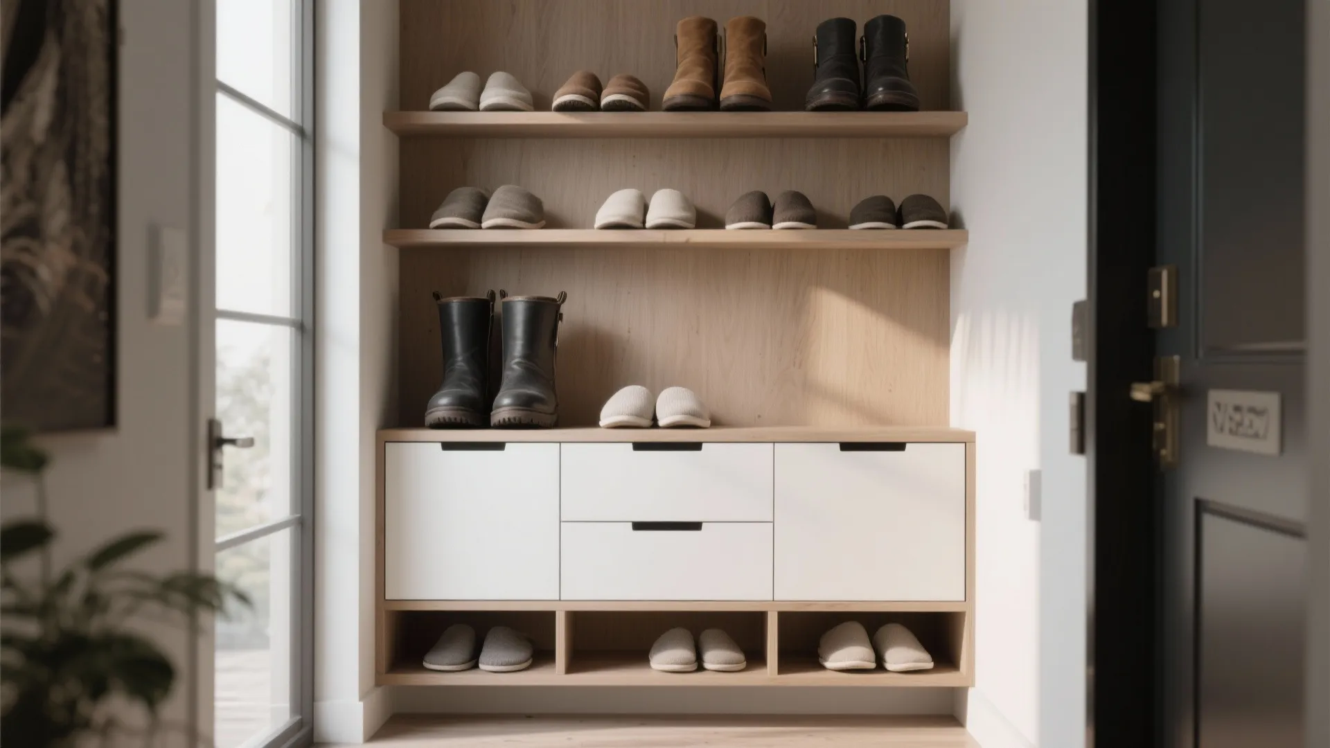 3. Overhead ledges and slim wall drawers — rethinking the vertical plane