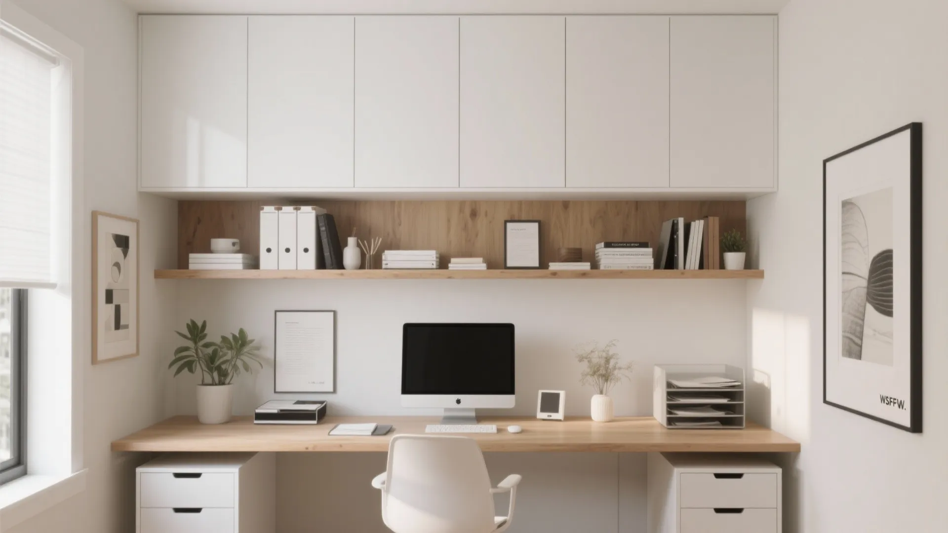 5. Overhead Cabinet + Open Shelf Combo