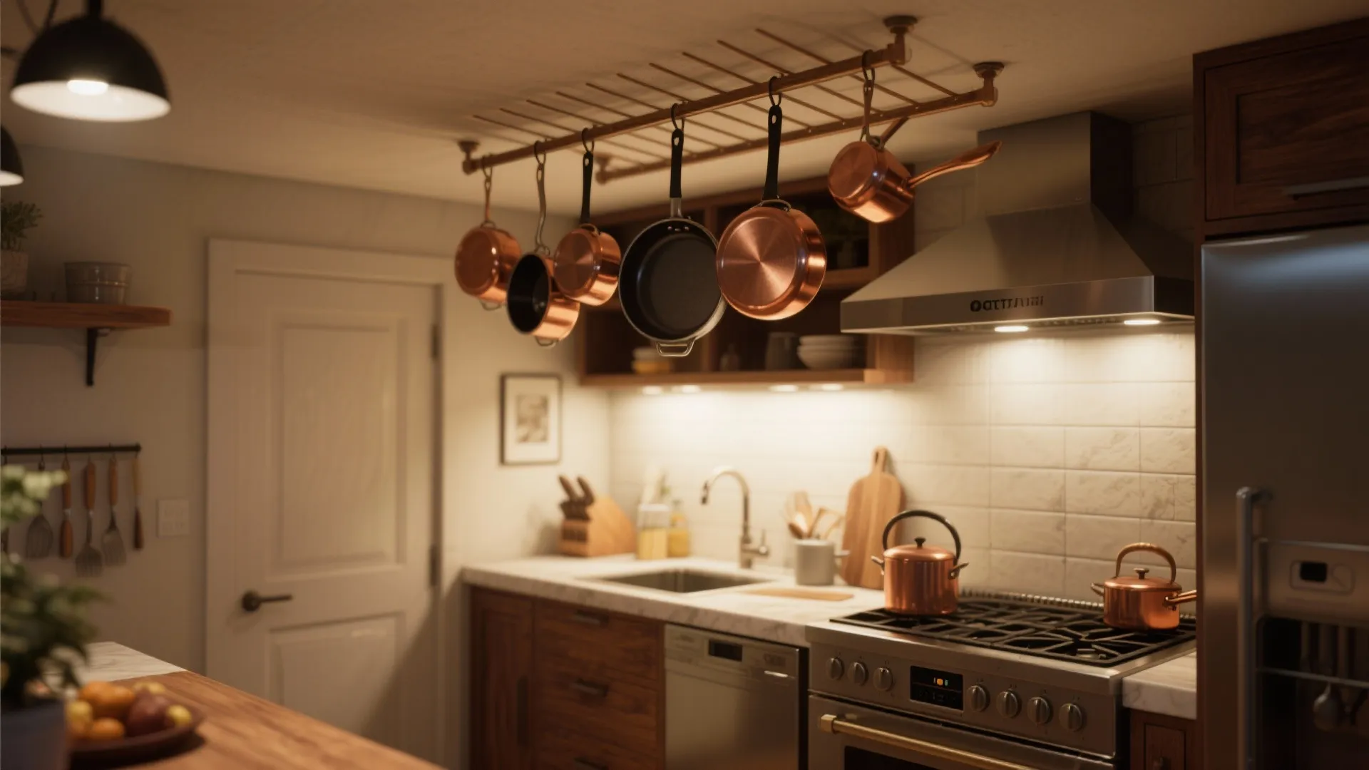 5. Pot Rack Overhead
