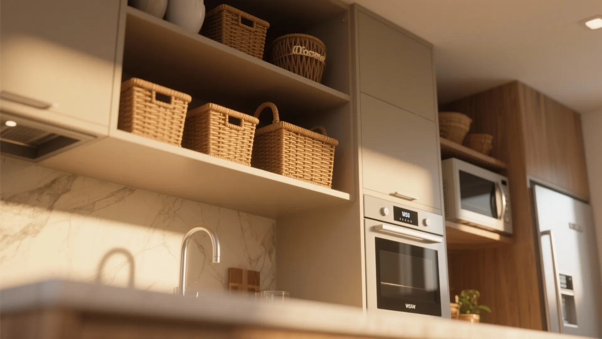 5. Overhead Storage Above Cabinets
