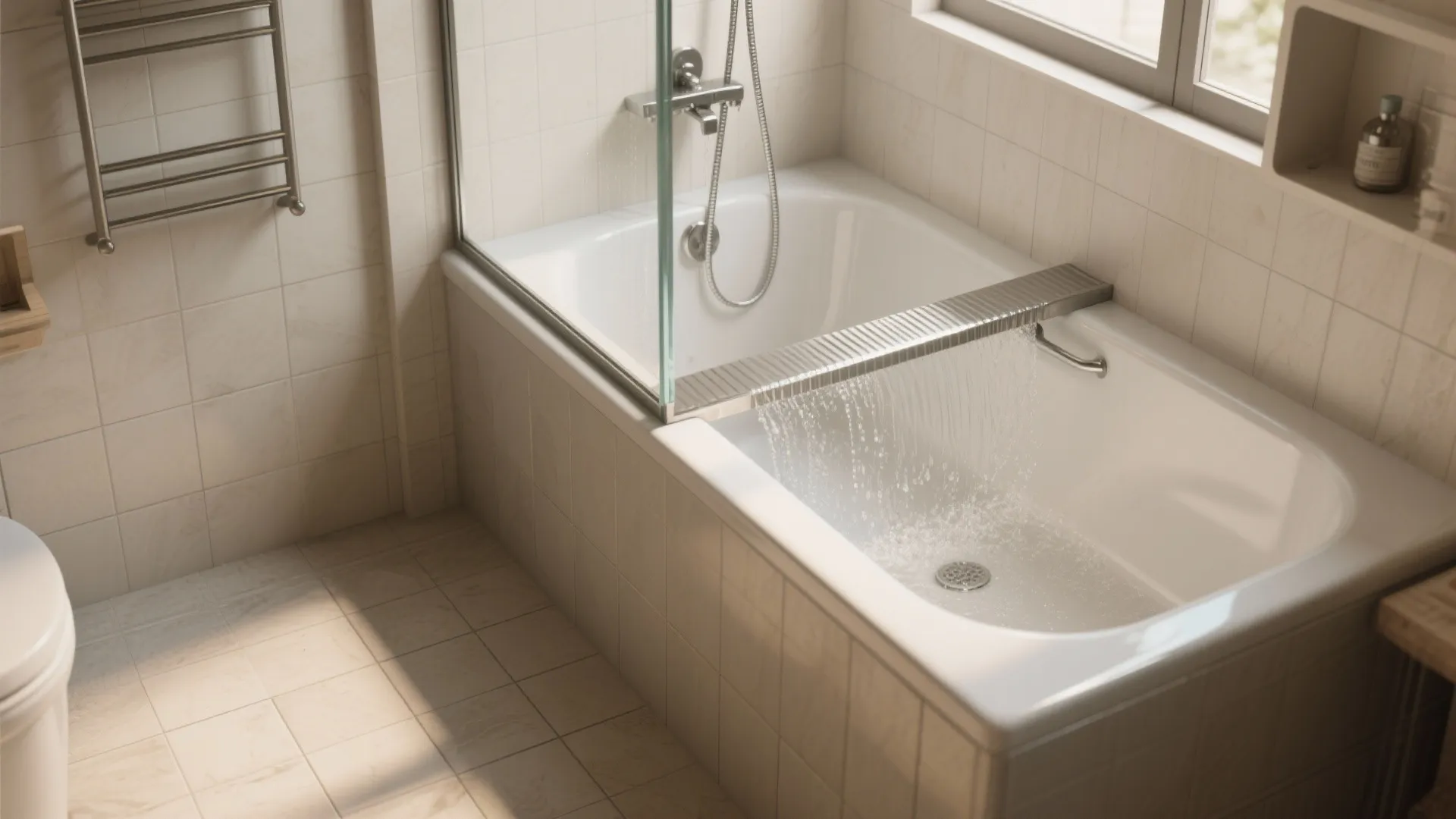 5. Overlap Flashing for Shower-Tub Combos