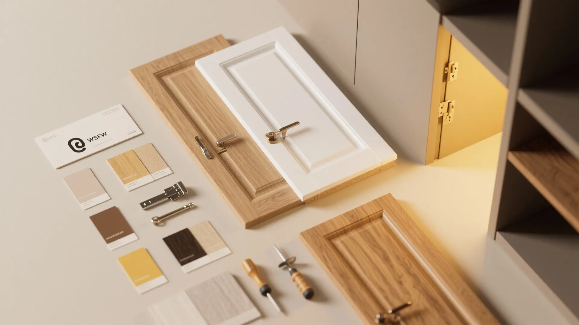 5. DIY Overlay Doors with Photo-Finish Tricks