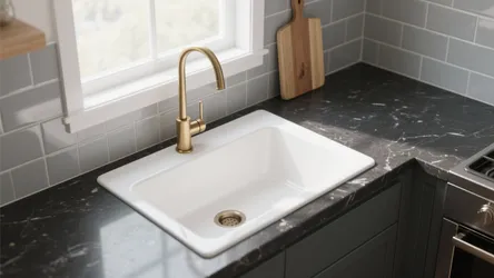 5 Overmount White Kitchen Sink Ideas