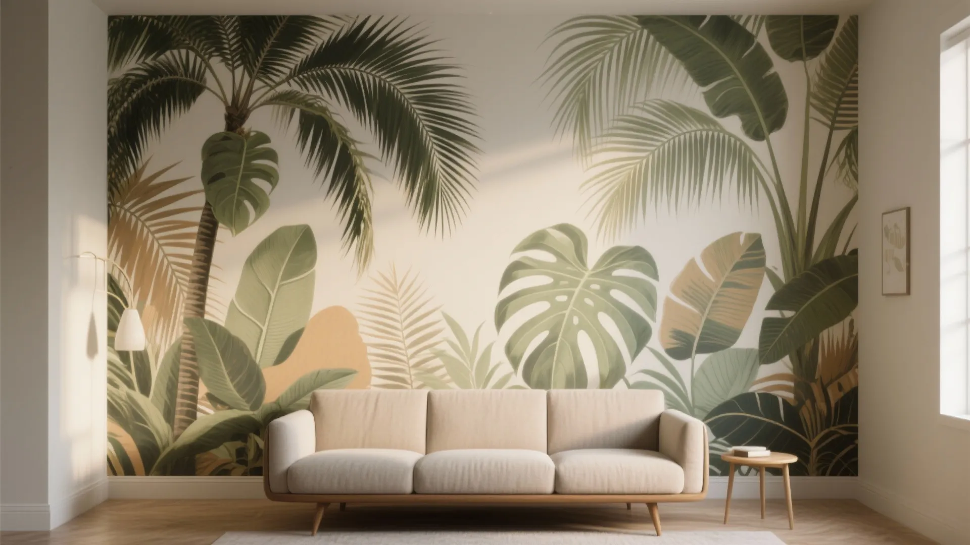 1. Overscaled Botanical Mural