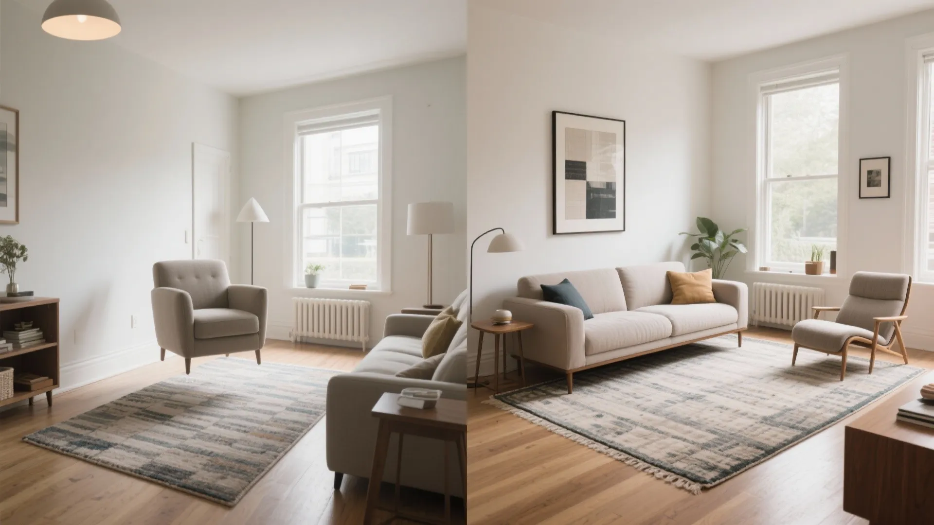 Oversize Rug (Yes, Even in Small Rooms)