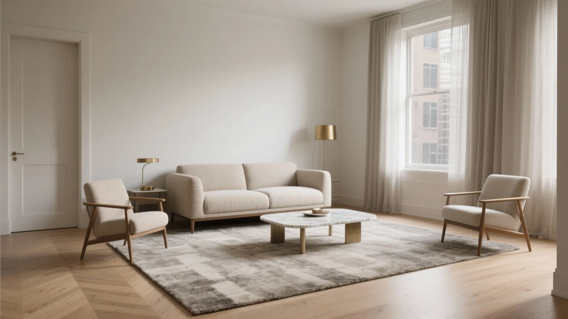 Go Oversized: A Generous Area Rug That Anchors Everything