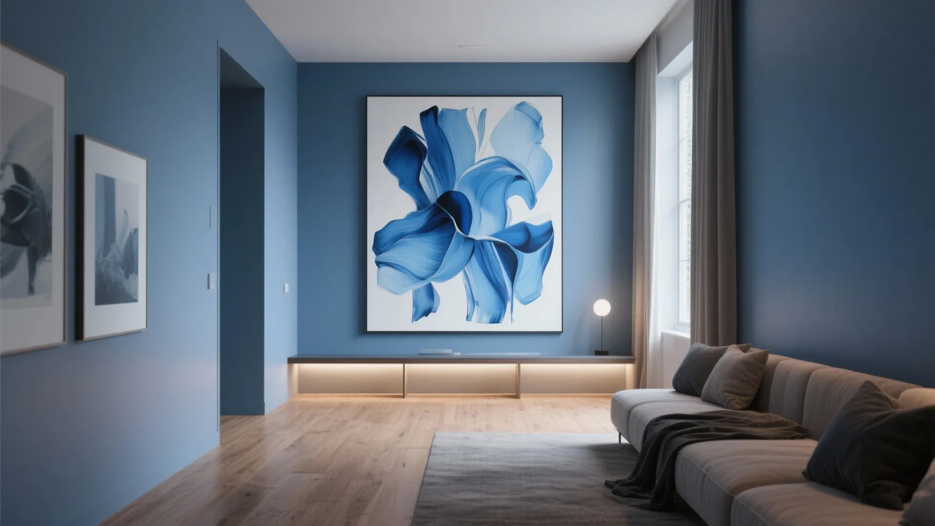 1. Oversized Abstract Canvas