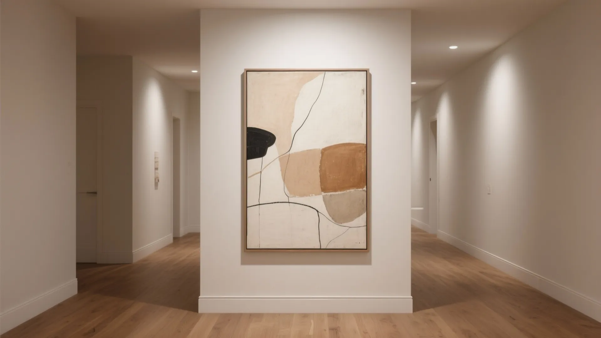 One Bold, Oversized Abstract