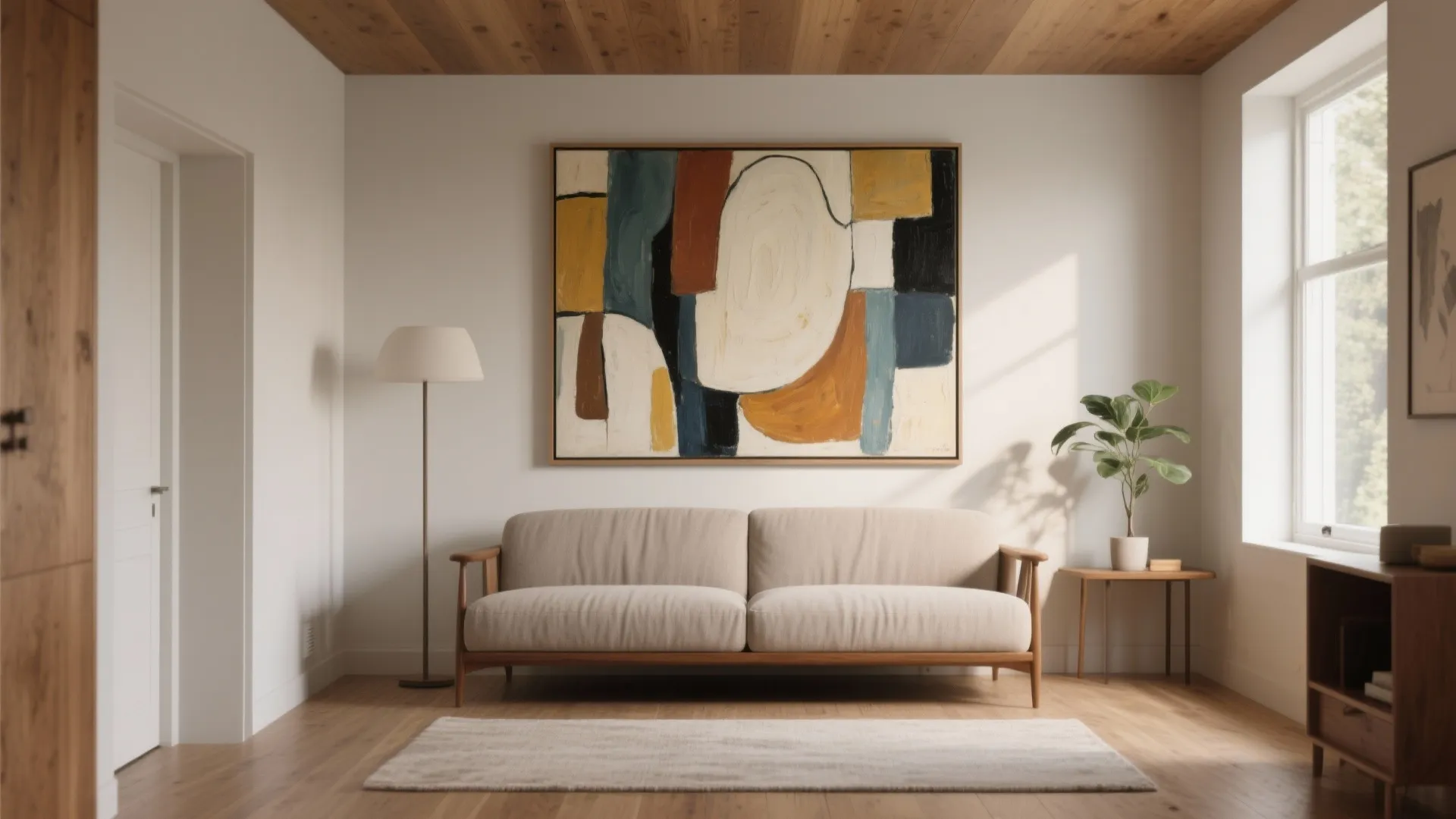 5 Abstract Painting Ideas for Living Rooms: Creative small-space strategies and real-world tips to use abstract art in your living room