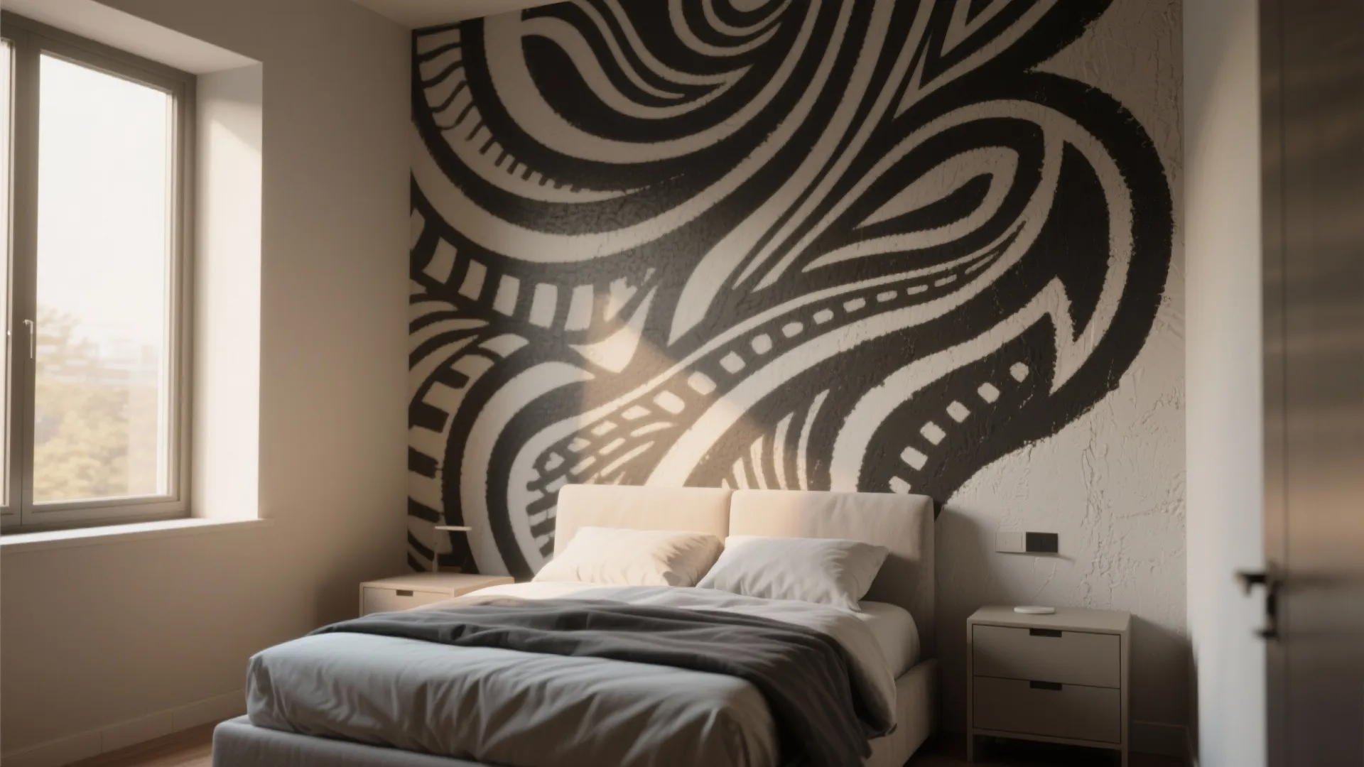 1. Oversized Accent Stencil