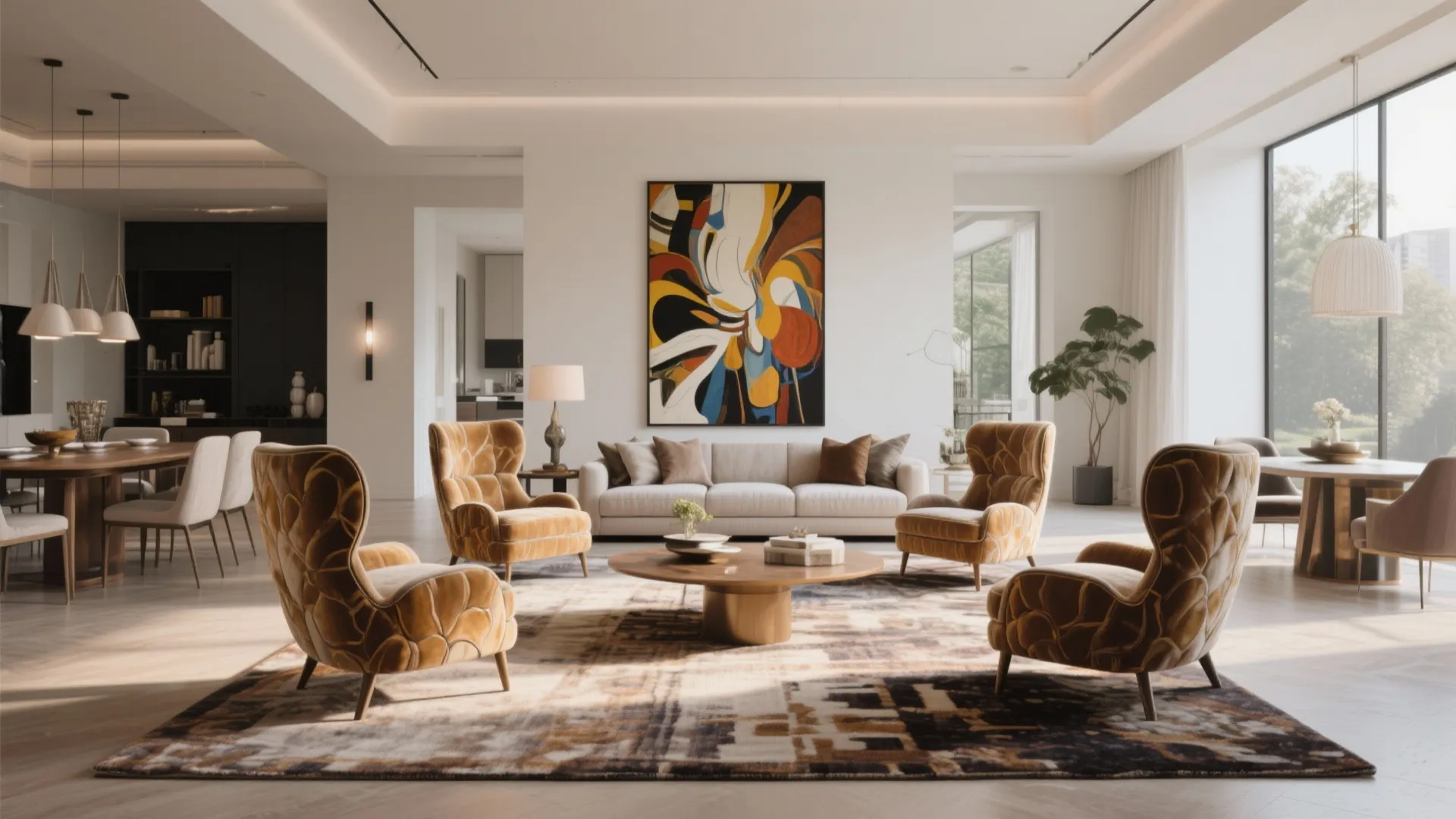 7. Using Oversized Accent Chairs