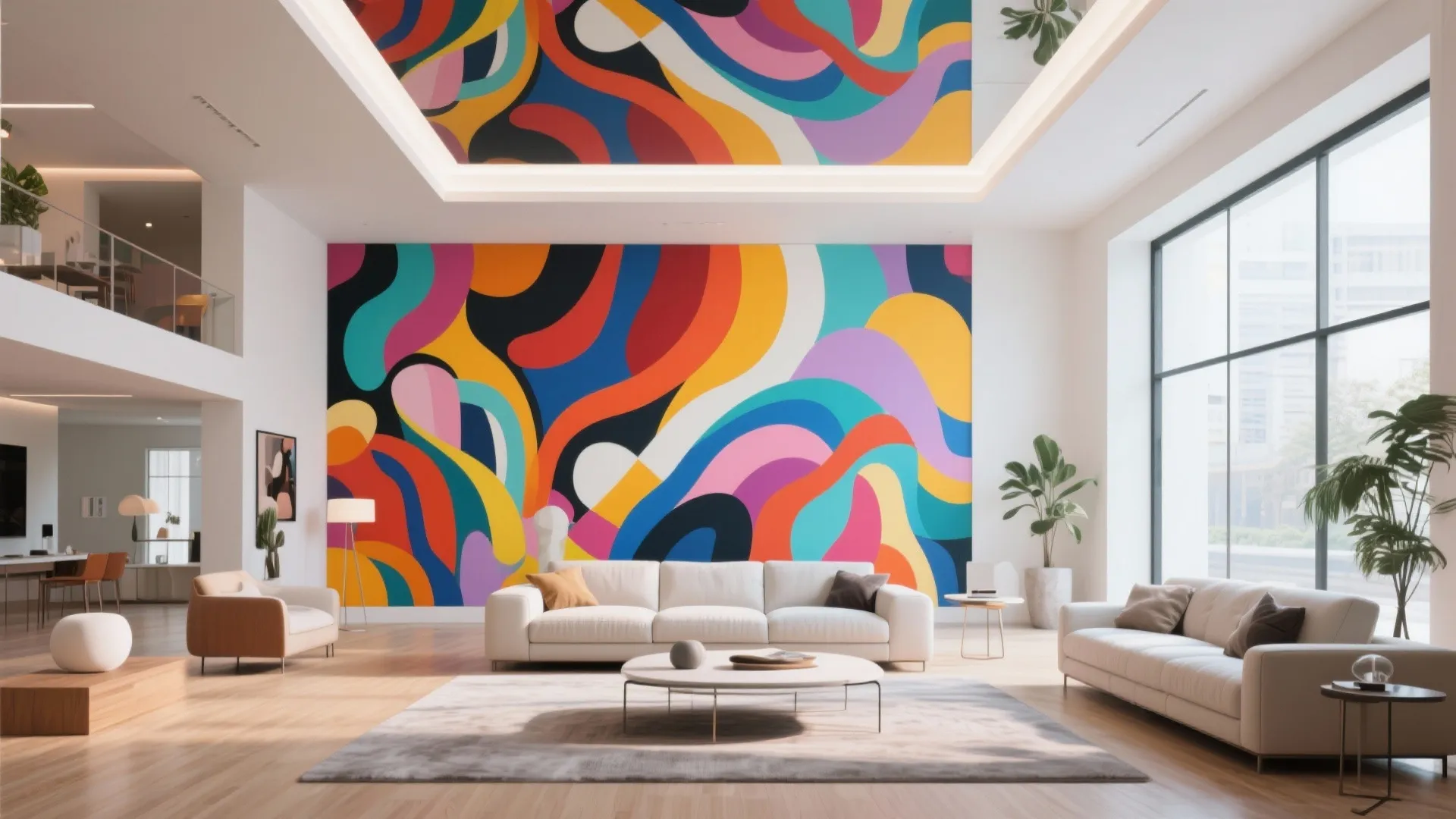 4. Oversized Art Pieces