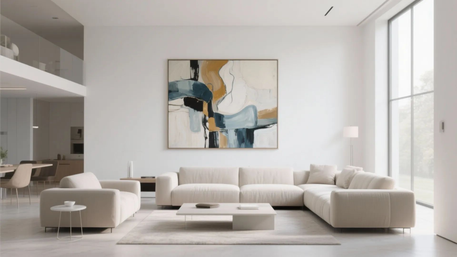 5. Oversized Art Pieces