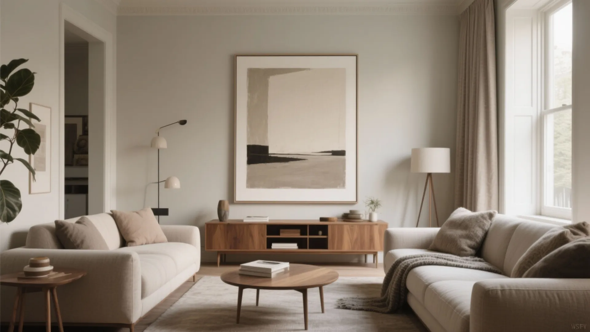 Idea 5: Art-led statements, from oversized canvases to murals