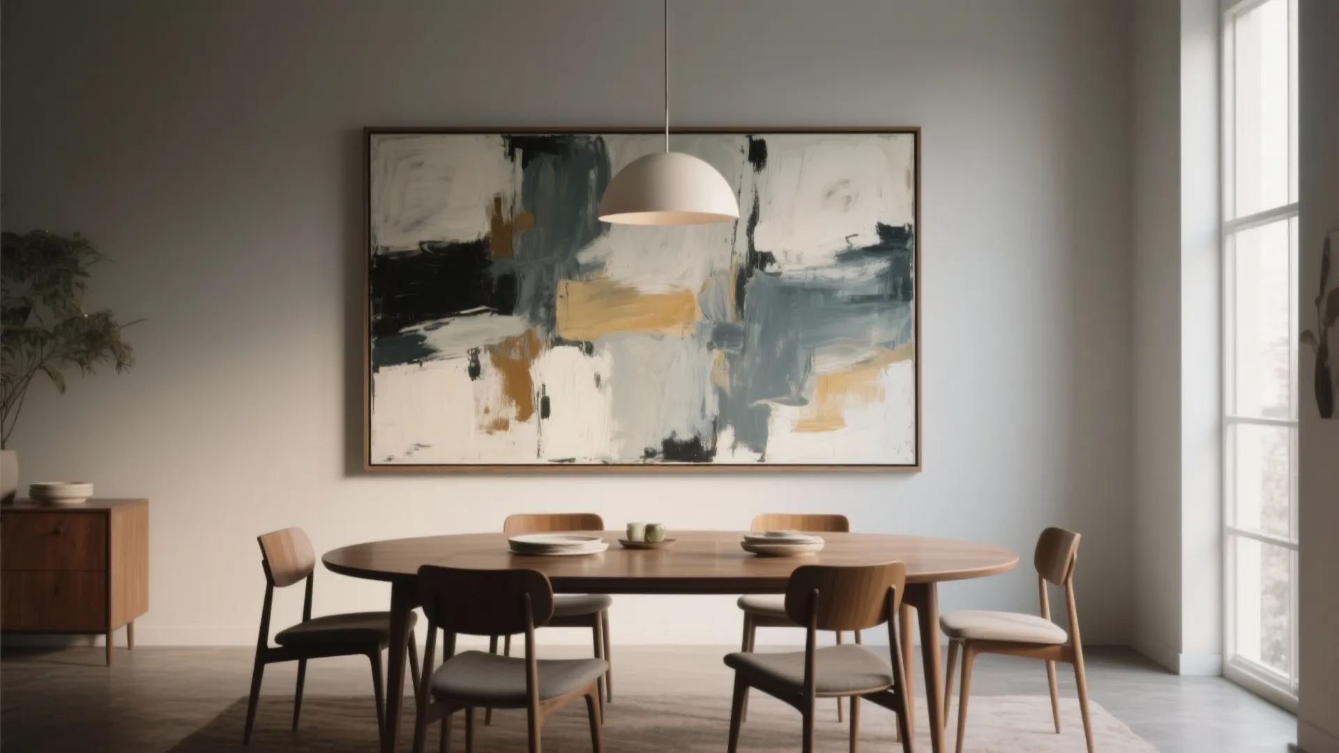 2. Oversized Statement Art