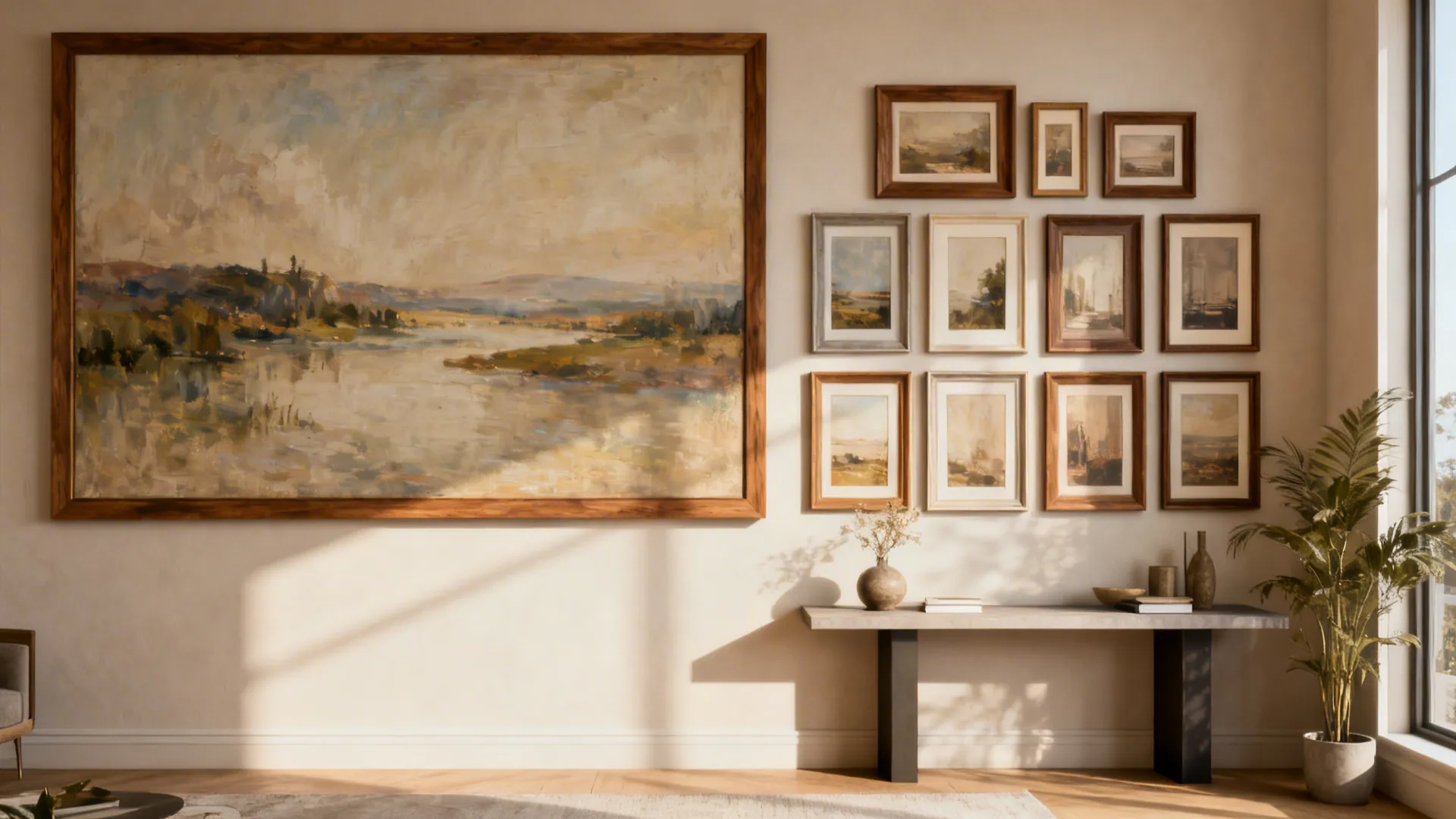 1. Oversized Art or Gallery Cluster