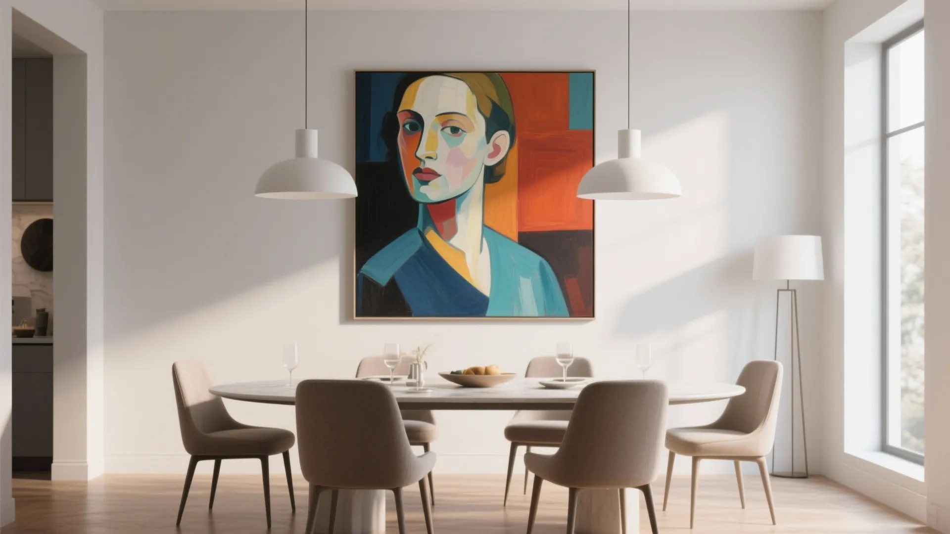 3. Oversized Statement Art