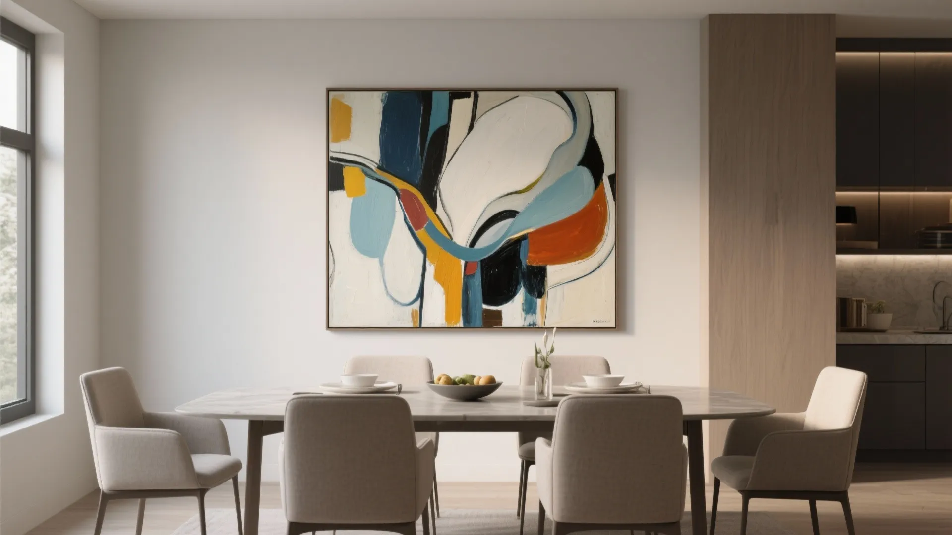 5. Oversized Art Piece