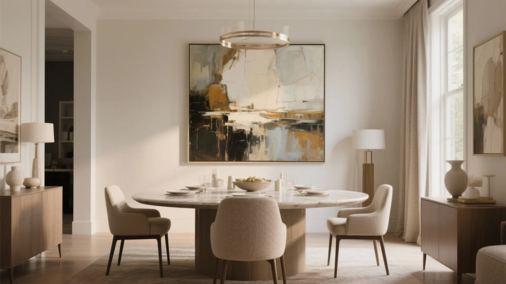 1. Oversized Art Piece