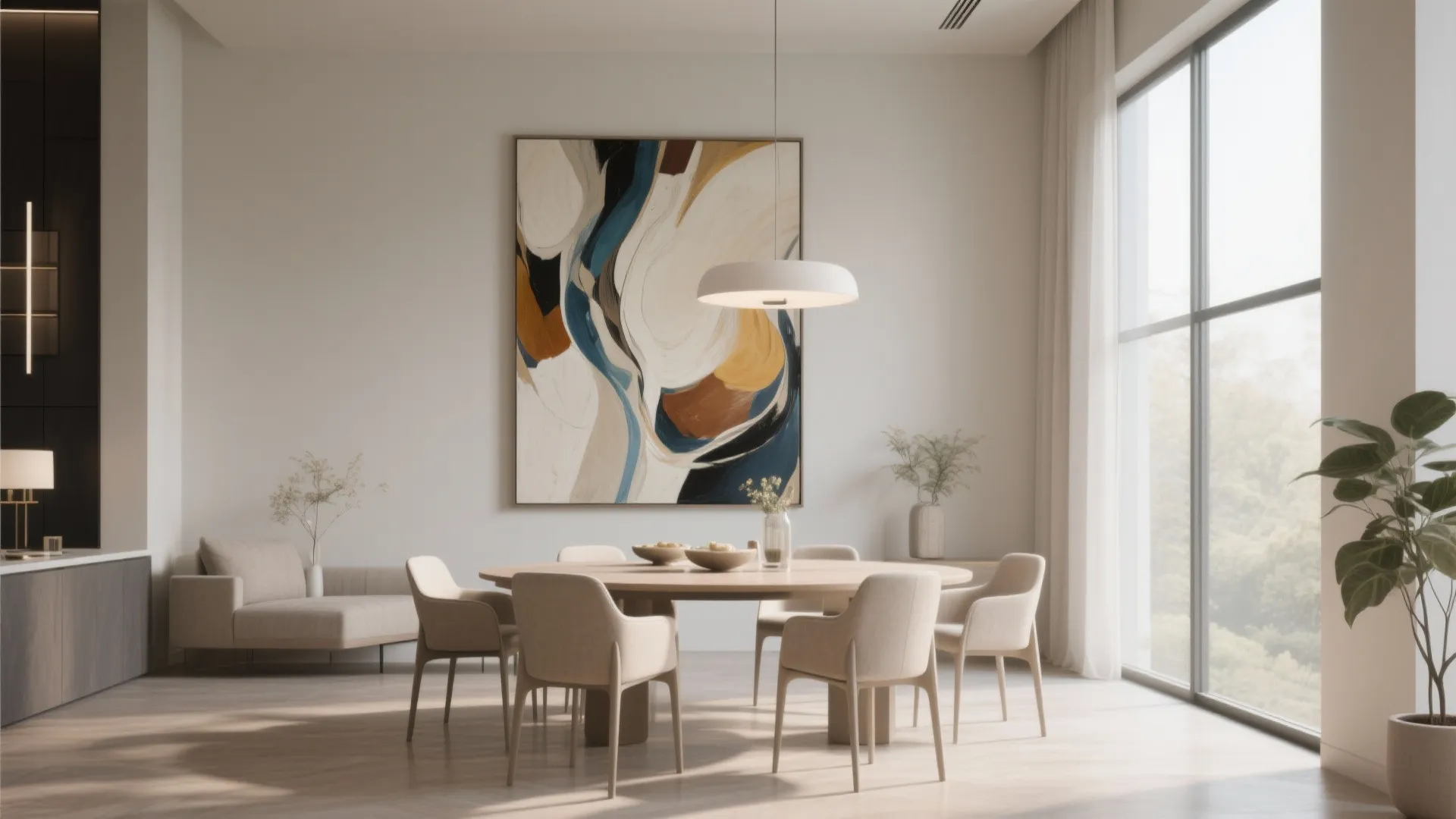 3. Oversized Artwork