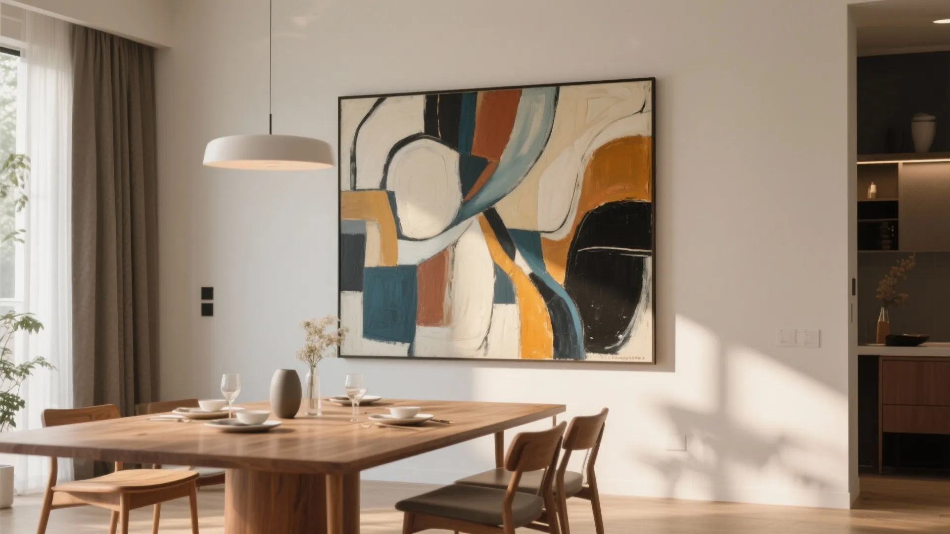 1. Oversized Art Statement