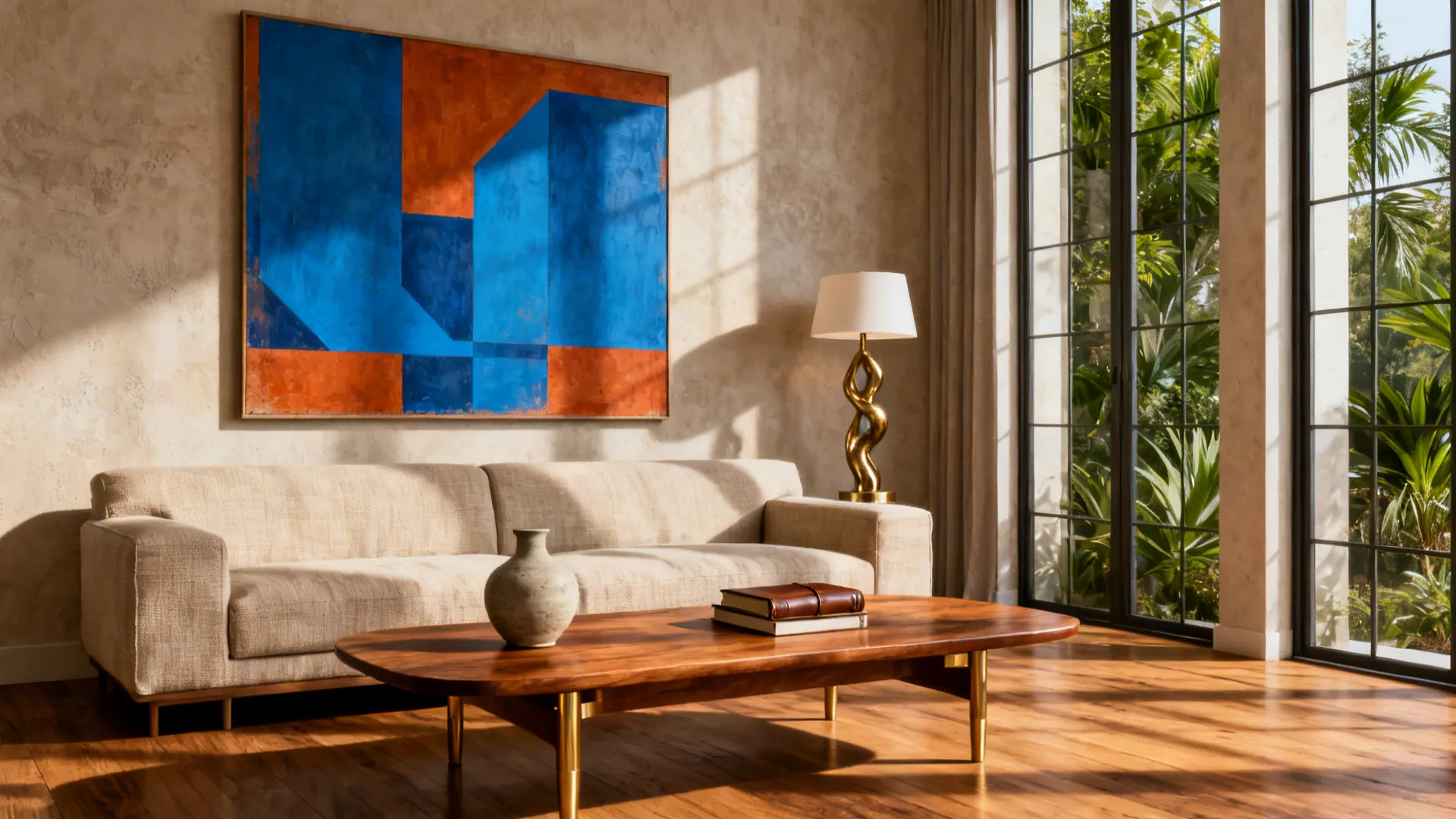 Large-Scale Art Ideas: 5 Bold Moves: How to choose and place large-scale art in your living room — five practical inspirations from a pro designer