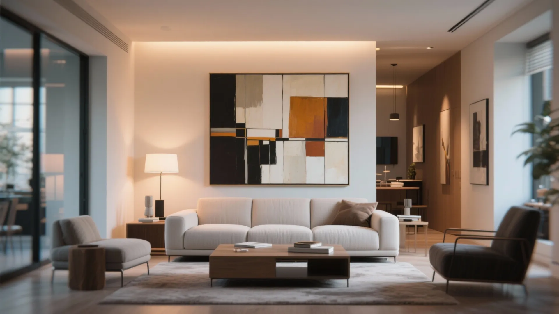 8. Oversized Art Pieces