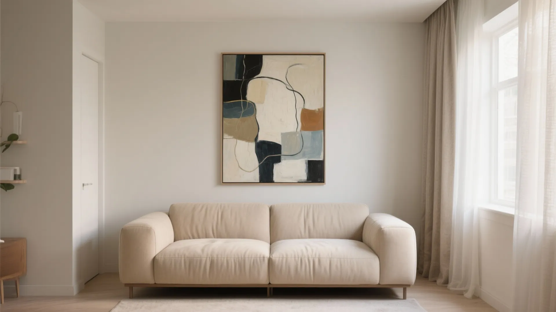 1. Oversized Art Pieces