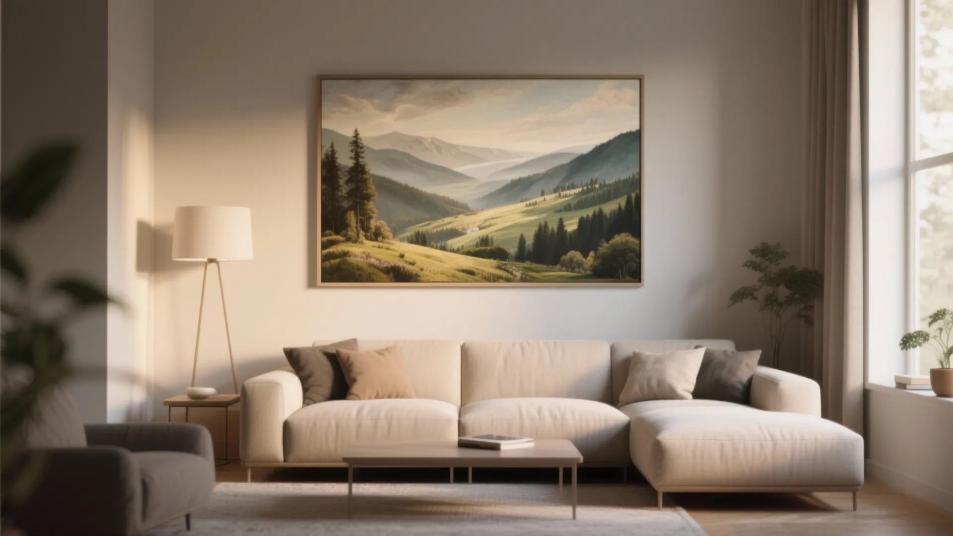 2. Oversized Statement Art