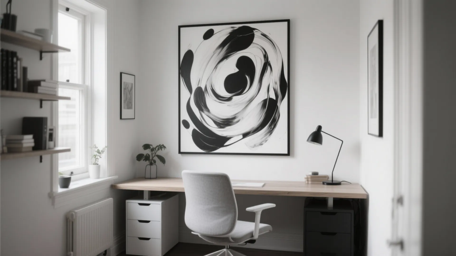 2. Oversized Statement Art